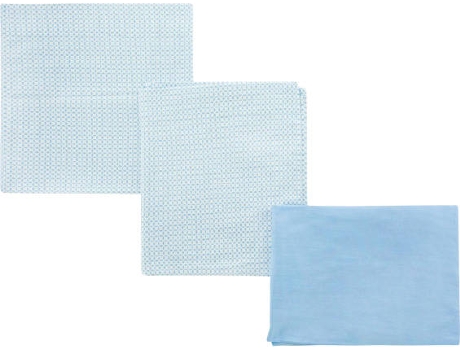 Lençóis para Alcofa  Be Giraffe Azul (3Ps - 80x120 cm)