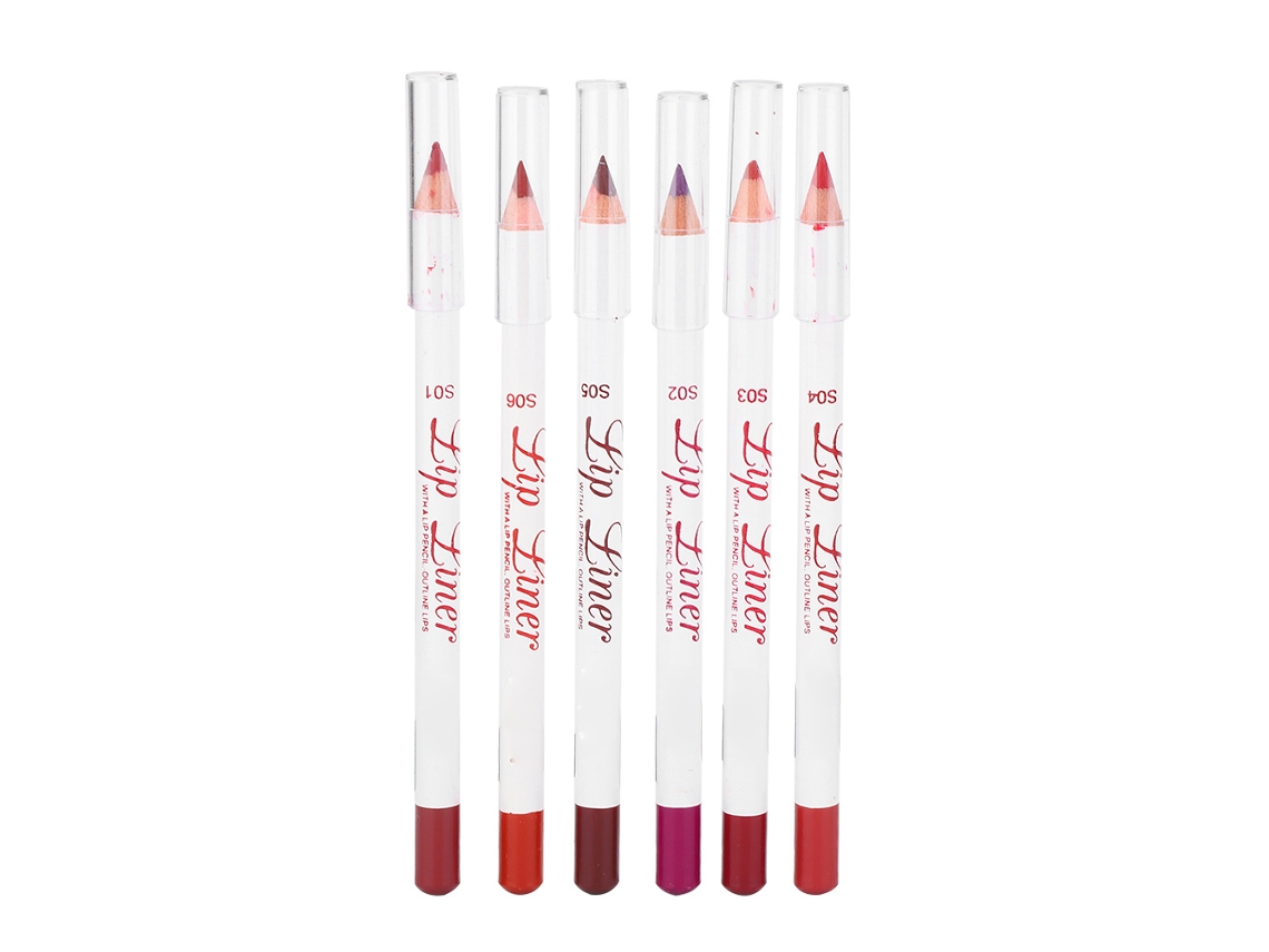 Lápiz Labial Nageta 6 Cores Matte De Longa Duração Impermeável Para Maquiagem