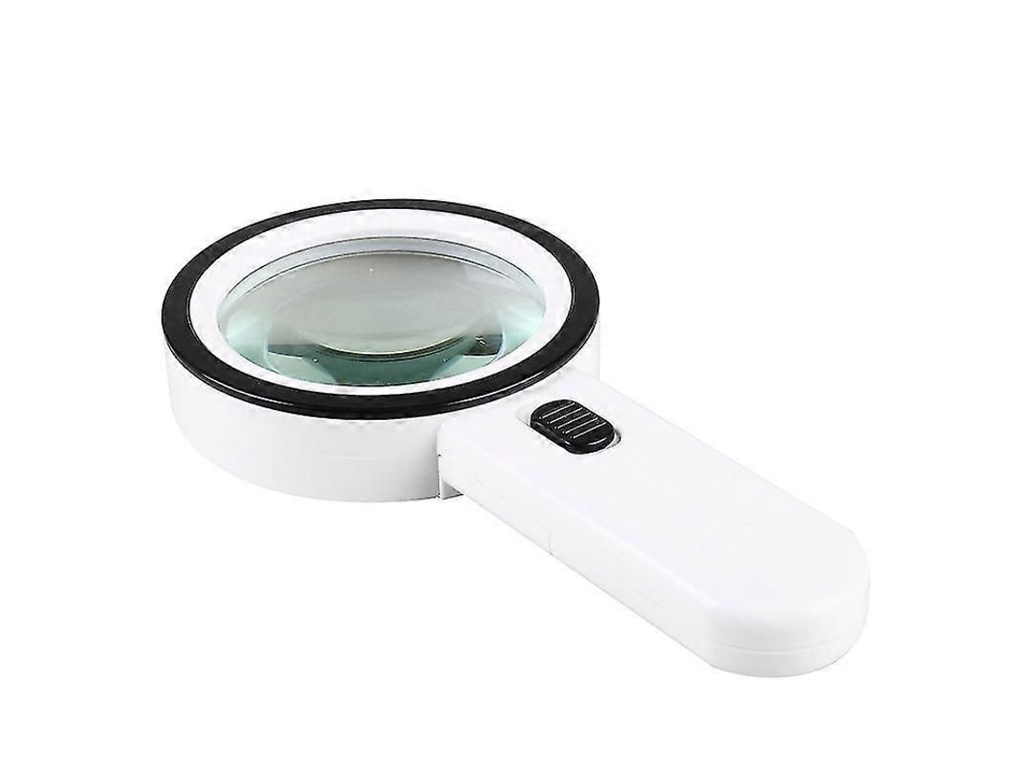 Lupa Com Luz Led E Aumento De 30x, Para Leitura