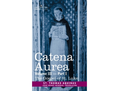 Livro Catena Aurea de St Thomas Aquinas (Inglês - Capa Dura)