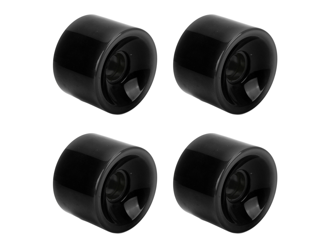 Rodas de Patinete Mali 4 com PU 78a, grip forte, duráveis, acessórios pretos