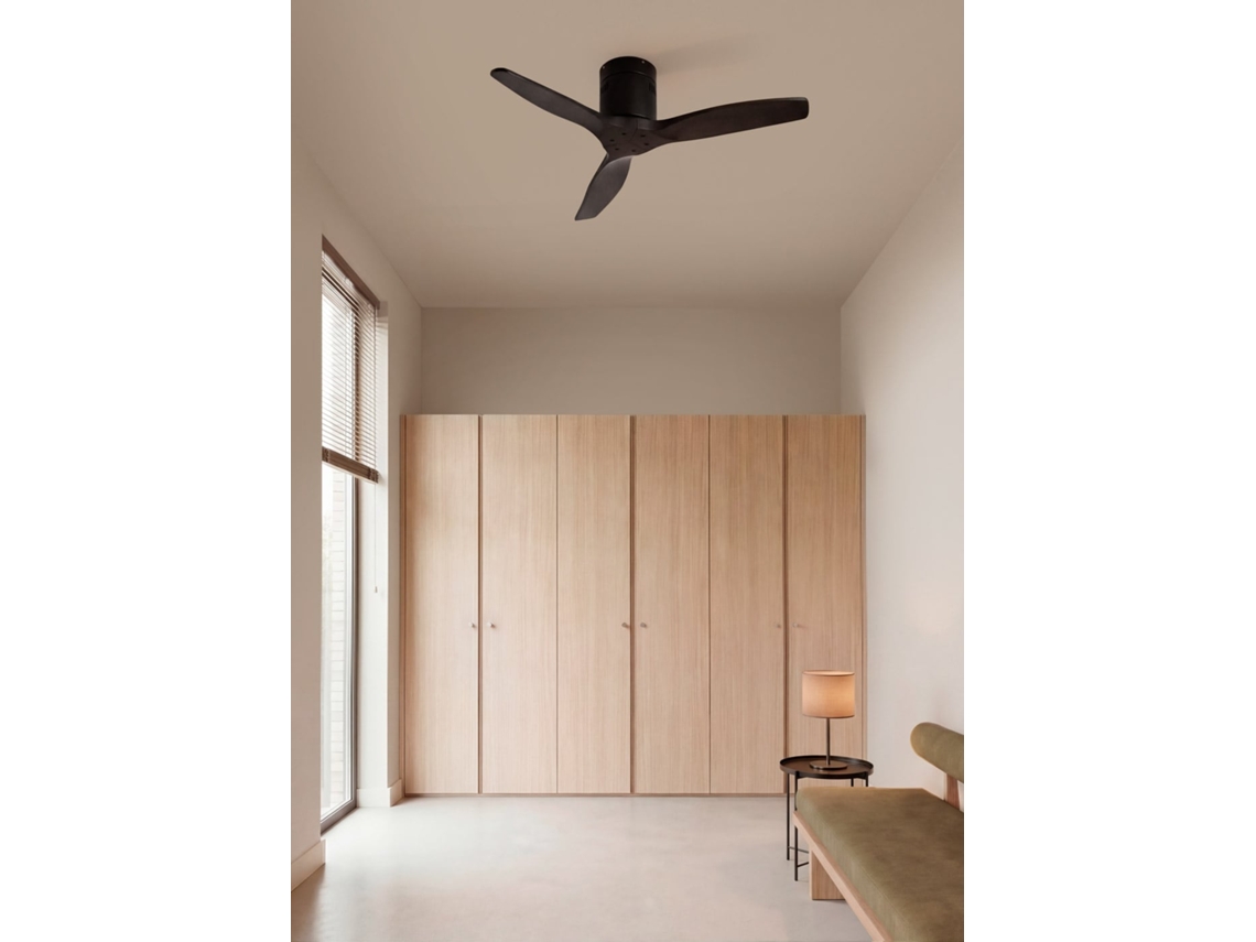 Create - Wind Calm Natural Wood - Ventoinha De Teto 40w Silencioso 100% Madeira