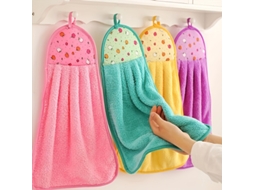 Pacote com 4 Toalhas Pequenas, Macias, Absorventes e de Secagem Rápida, Ideais para Limpeza de Banheiro e Cozinha. Versáteis para Doméstica AQUAFORGE