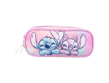 Trousse Retangular Lilo E Stitch Energia Selvagem 2 Compartimentos Lilo Et Stitch