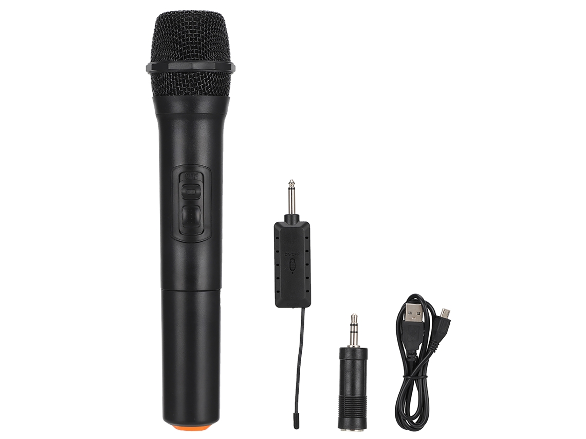 Aetheria microfone Sem Fio Handheld Cardióide de Bobina Móvel para Ktv Festas Discursos Dispositivos de Áudio 6.5mm