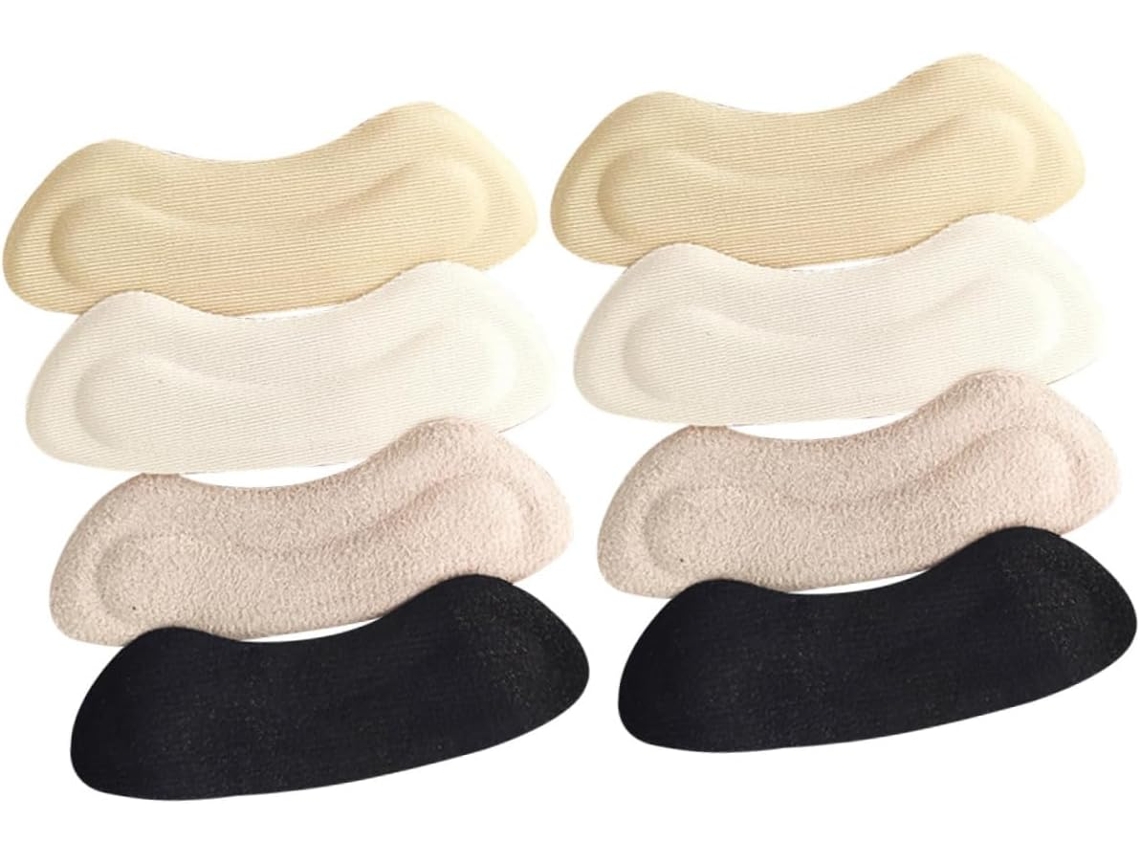 4 Pares De Adesivos Para Salto Alto, Com Adesivo Grosso E Resistente Ao Desgaste, Para Uso Diário Em Sapatos De Salto