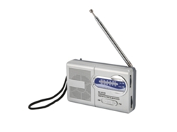 Rádio Portátil Multifuncional Com Alto Falante Embutido, Rádio Am Fm Transistorizado Com Entrada Para Fone De Ouvido Para Viagens Ao Ar Livre Ly Ebike