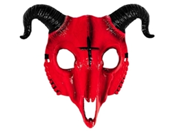 Mscara De Crnio De Carneiro Vermelho