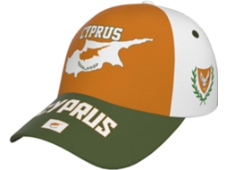 Boné de Beisebol Unissex com a Bandeira do Chipre Golfe Vintage Cipriota Estiloso Trucker Respirável para