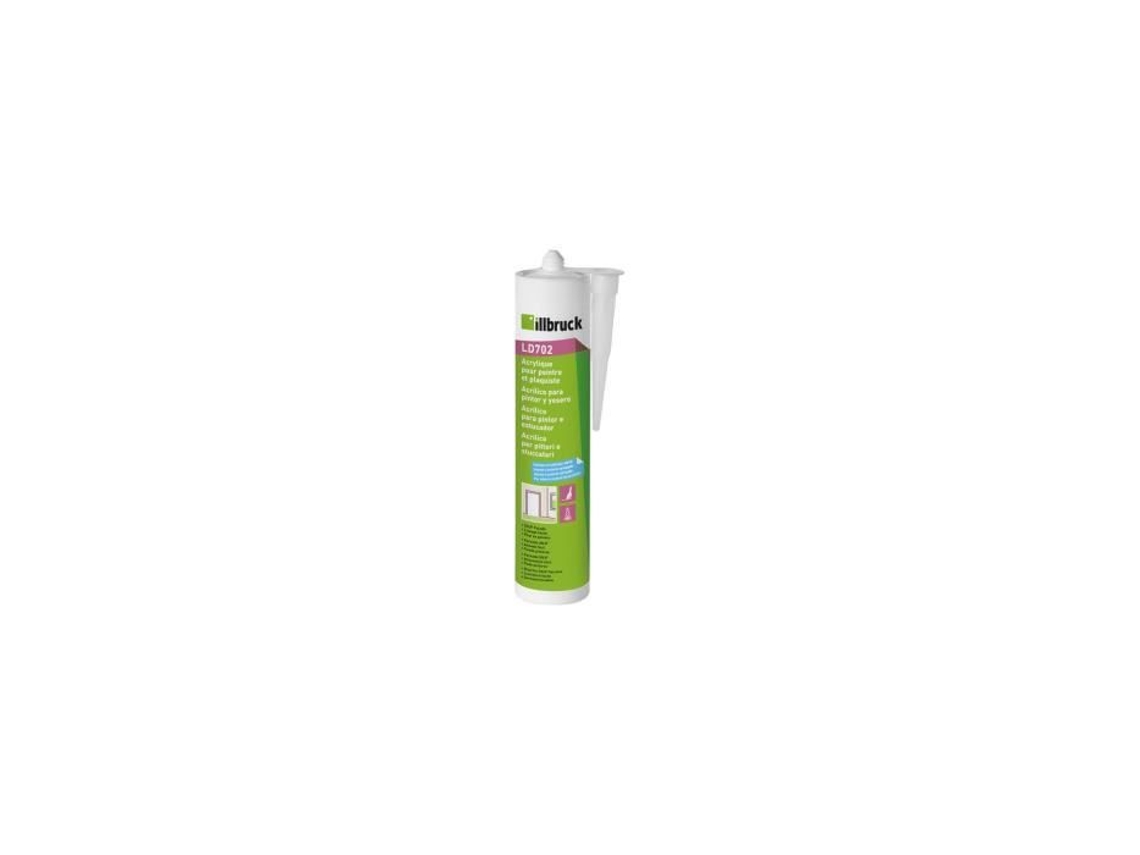 Mastique Acrílico Genérico Ld702 Cinza 310ml Aplicações Interiores E Exteriores Generique