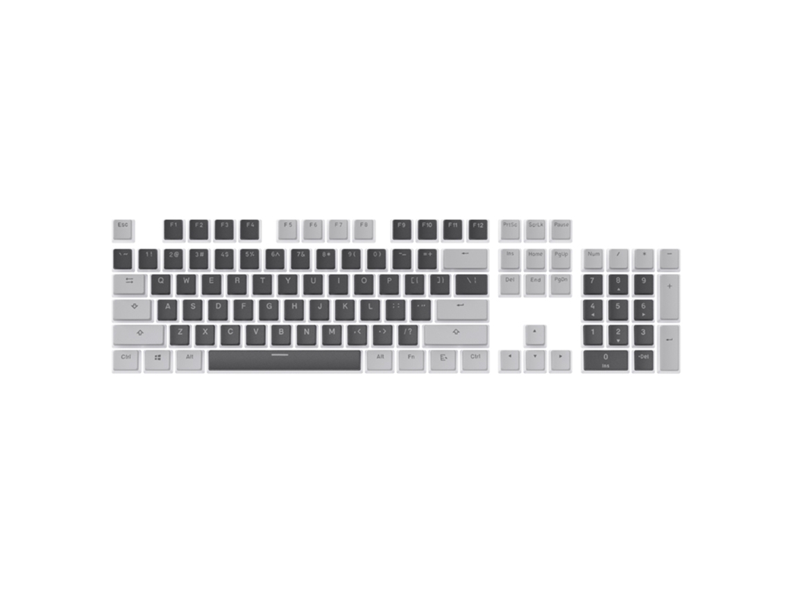 104 Teclas Pudding Keycaps Oem Profile Double Shot Pbt Backlit Keycaps Para Teclado Mecânico Para Jogos Cherry Mx Switch Aquaforge
