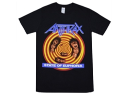 Anthrax State Of Euphoria T-shirt Unisex Adults Size:s