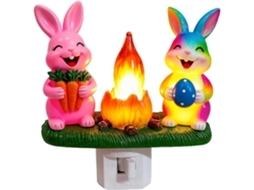 Luminária De Páscoa, Decoração Quarto Iluminada Para A Primavera