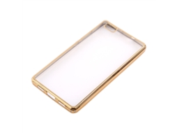 Capa de telefone Huawei P8 Lite, transparente, TPU, anti impacto