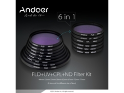2026 kit de Filtros de 67mm para Cámara: Uv, Cpl, Fld Y Nd para Lentes Dslr Nikon Canon