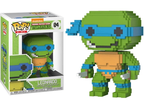 Figura ! 8-Bit TMNT Teenage Mutant Ninja Turtles Leonardo