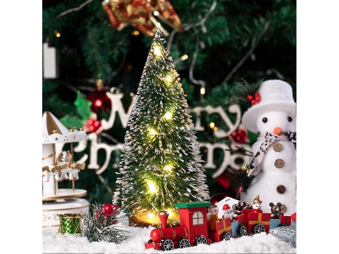 Mini Árvore De Natal Com Luz Led 15 Cm