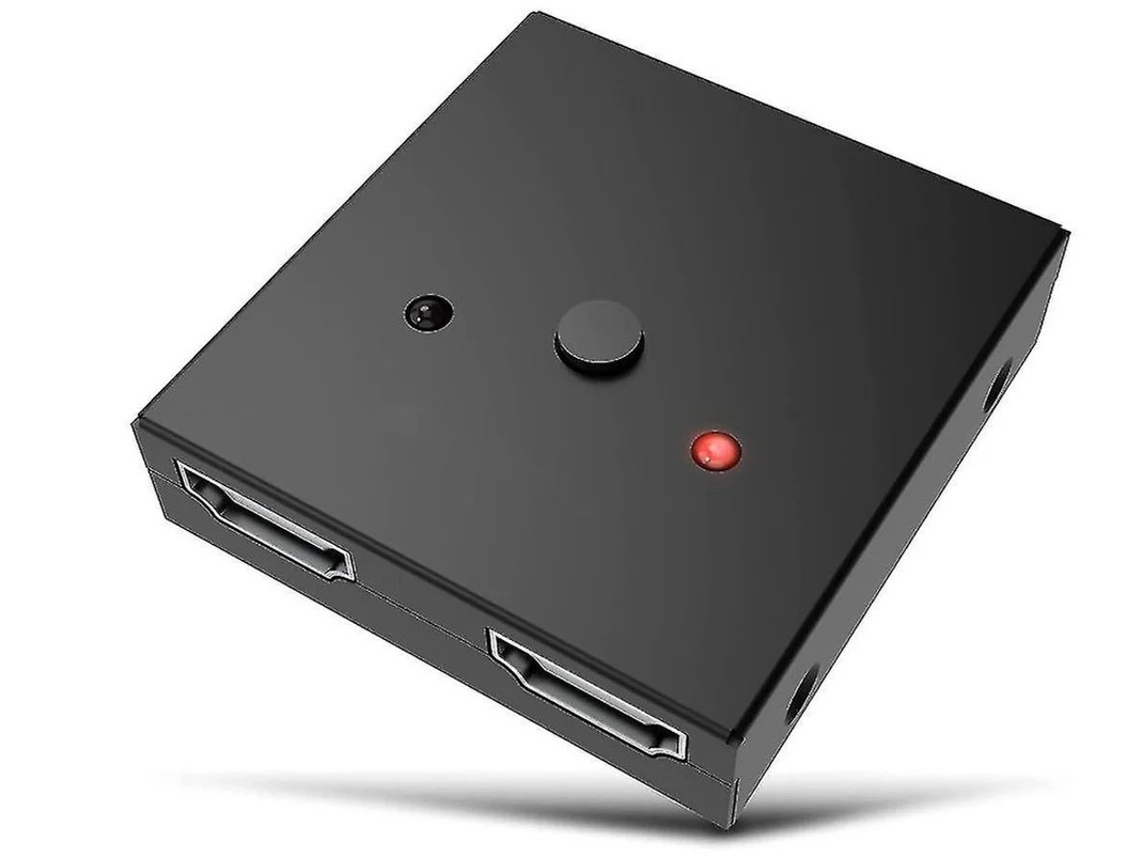 Hdmi Switch 4K Hdmi Splitter Hdmi Switcher 2 In 1 Out 2 X 1/1 X 2 Hdmi Switch Splitter. Suporta 4K 3D Hd 1080P para Xbox Ps4 Roku Hdtv Preto YIZHOOD