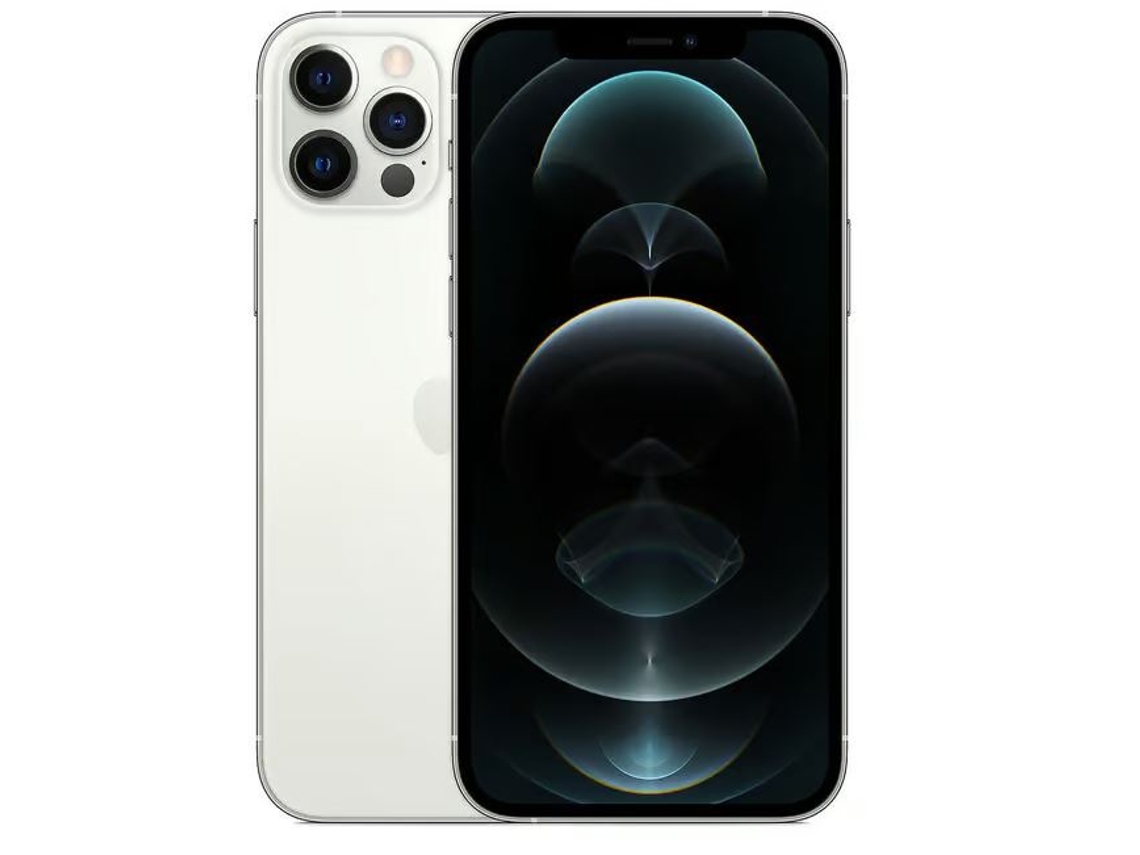 iPhone 12 Pro Max APPLE (Recondicionado Marcas Mínimas - 6 GB - 128 GB - Prateado)