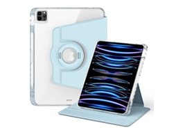 Capa de acrílico transparente destacável com rotação de 360 graus para tablet da Webake