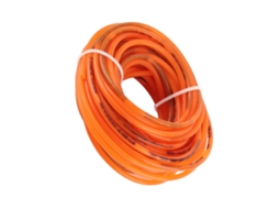 Correia Redonda De Poliuretano Pu Laranja Com Superfície Lisa Para Transmissão(3mm* 10m)