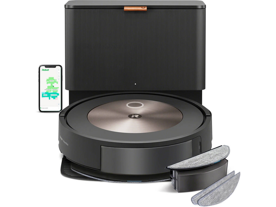 Aspirador Robô IROBOT Roomba Combo J5+ MAX (2-em-1 - Golden Rose)
