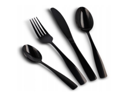 Configuração 24 Peças 6 Pessoas Preto