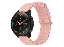 Pulseira De Silicone De Cor Sólida Estilo Oceano Para Xiaomi Mi Watch S1 Pro 22mm