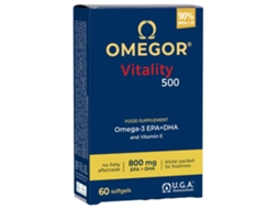 Uga Nutraceuticals Omegor Vitality 500 60 Cápsulas