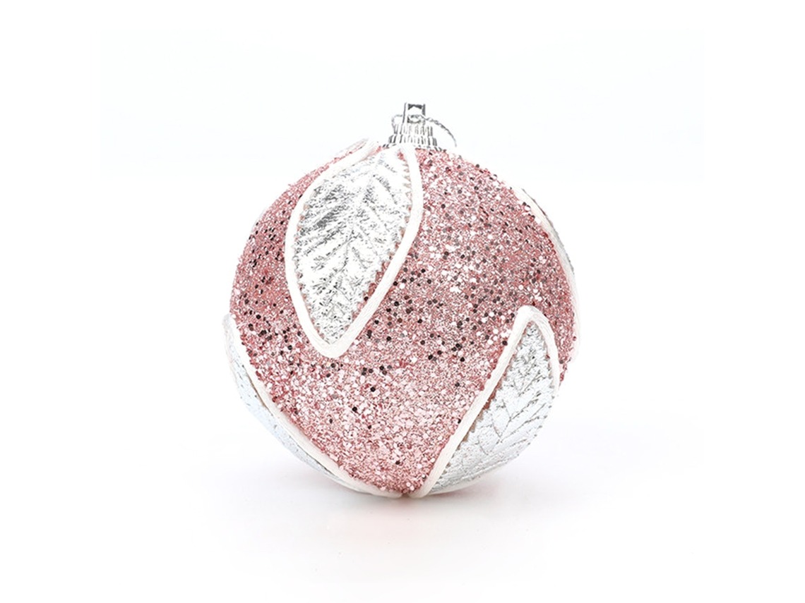 Laxiscreed Conjunto De Bolas De Natal De 8cm Com Pó Para Decoração De Árvore E Techo