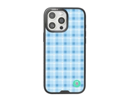 Capa Tkdaddy Caseevo Para Iphone 16 Pro Compatível Com Magsafe Tpu Acrílico Capa Magnética Para Celular Com Placa Traseira De Grade Removível Azul