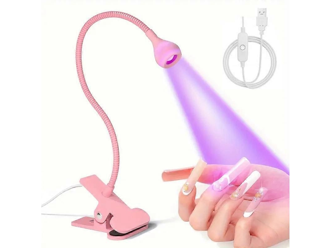 Luz de Mesa Led Uv 3w, Lâmpada Secador Unhas Uv, para Unhas, Unha Gooseneck Flexível, Min I Gel GOKOCO