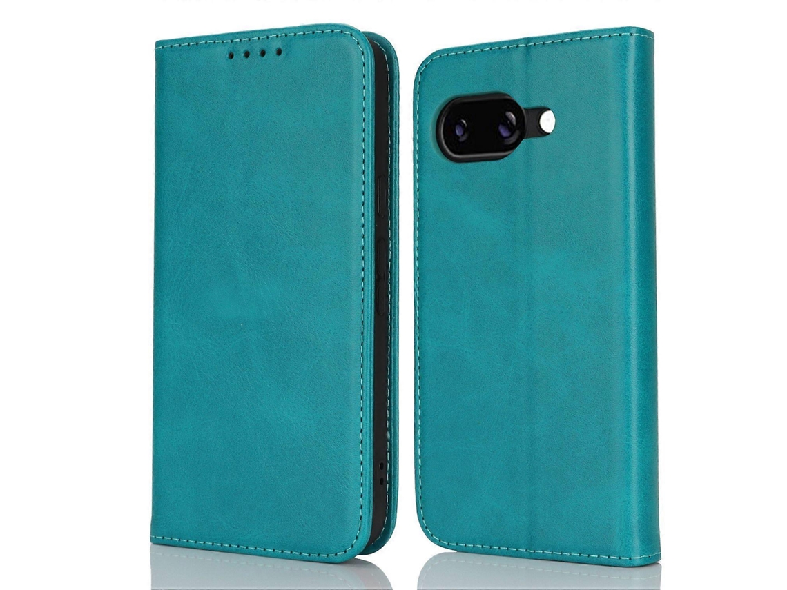 Capa Para Google Pixel 9a Em Couro Sintético Texturizado Com Fecho Magnético