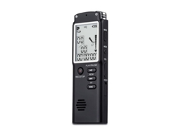 Gravador de Voz 8Gb/16Gb/32Gb Usb Profissional Dictaphone Gravador de Voz de Áudio Digital com Wav Mp3 Player Preto