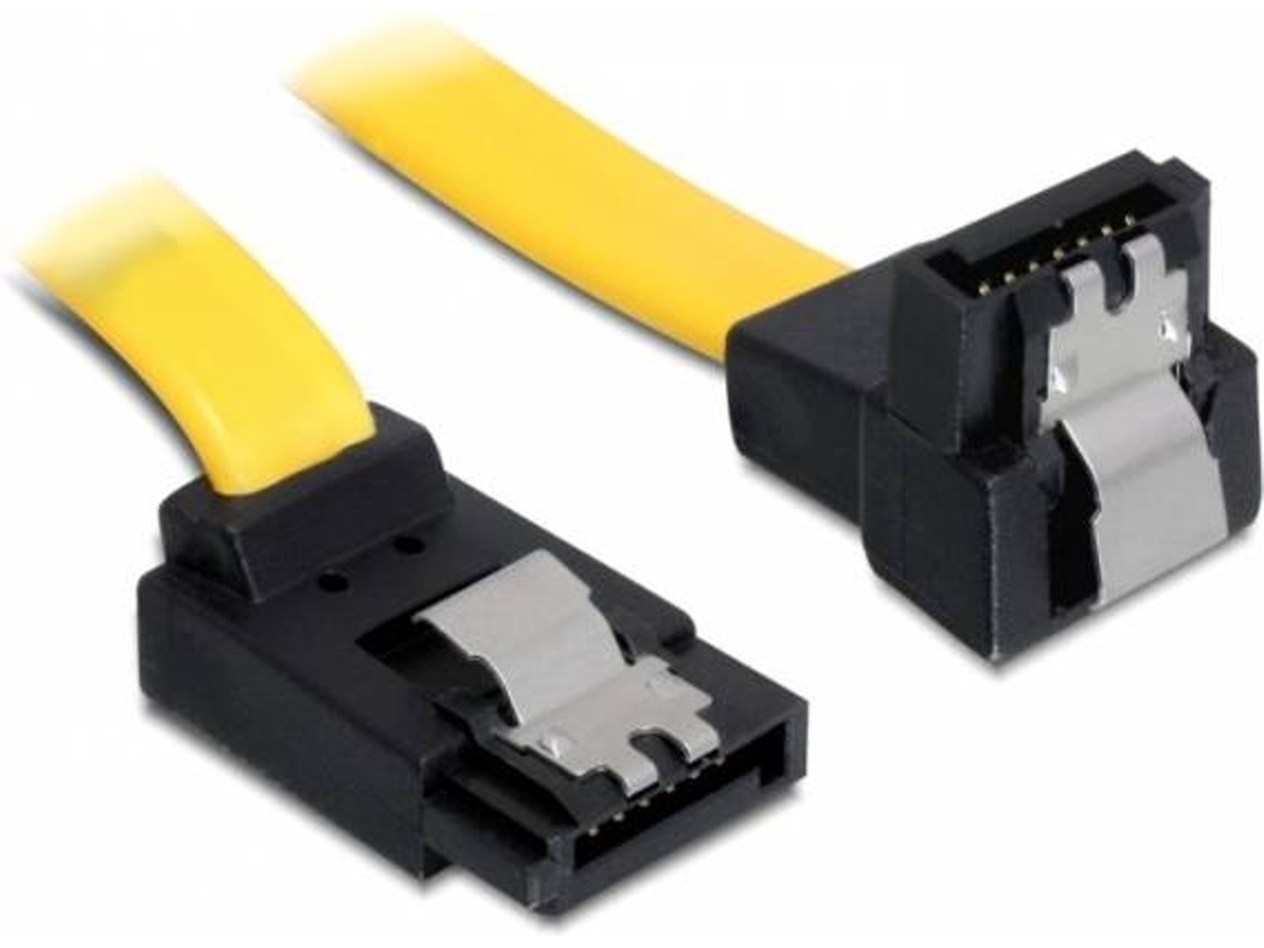 Cabo de Dados DELOCK (SATA - 50 cm - Amarelo)