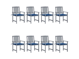 Garden Chair, Garden Chairs Vidaxl Cinzeto Madeira (n/a)