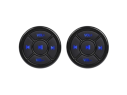 2 Controles Remotos Sem Fio Bluetooth 5.0 Com Botões De Mídia Para Carro, Moto E Volante, Reprodução De Música Para Celulares E Tablets Ios E A_glo