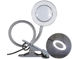 Luminária De Aprimoramento Tatuagem Com Lâmpada Led Usb, Lupa De Luz Fria 2, 5x, Braçadeira De Tubo Metal, Braço