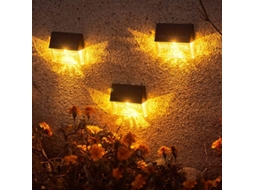 Nova Line luzes Ao Ar Livre Solares, Luzes de Parede Borboleta Jardim Led com 2 Modos, À Prova de Água