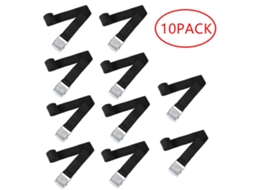Conjunto de 10 Cintas de Nylon com Liberação Rápida AQUAFORGE