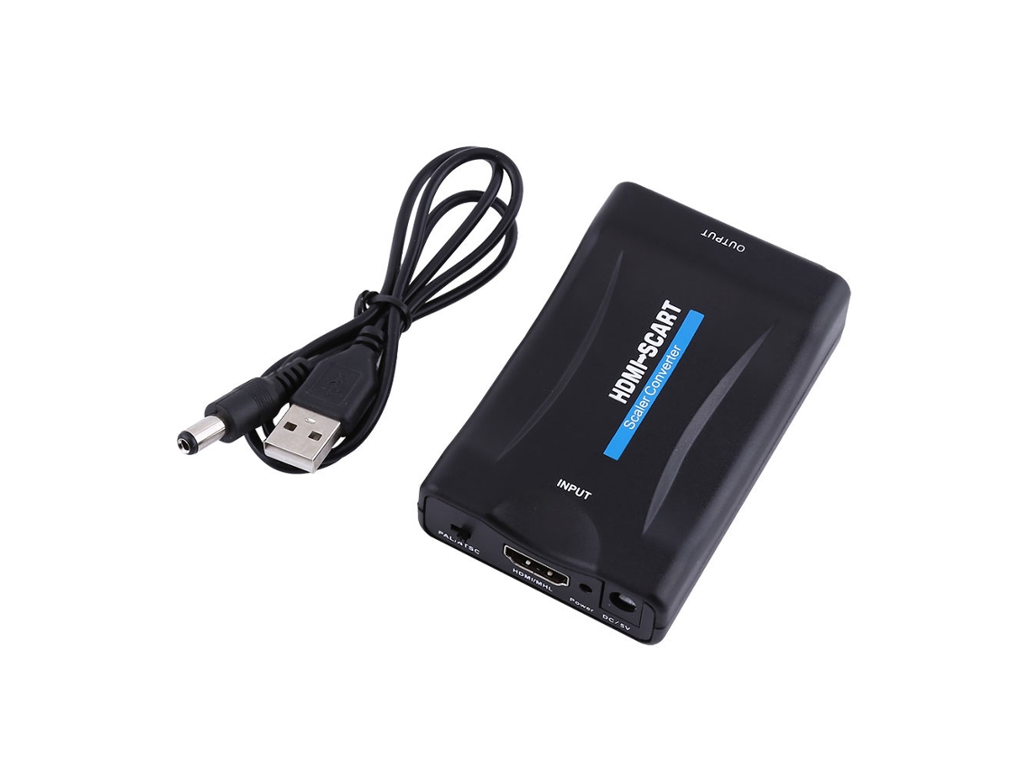 Conversor De Vídeo (mhl/hdmi Para Scart Com Suporte A 1080p)