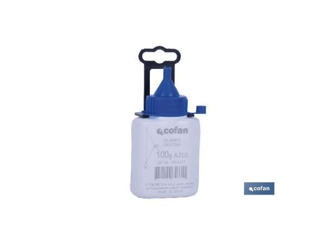 Frasco de polvo azul 100 grs