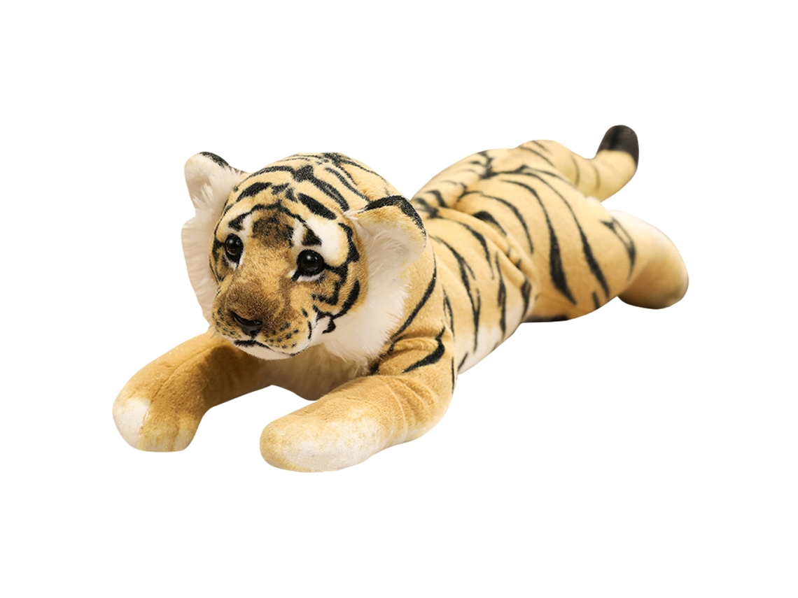 Mali pelúcia de Tigre e Leopardo Animado Fluffy Brinquedo Presente para Crianças e Adultos 39cm