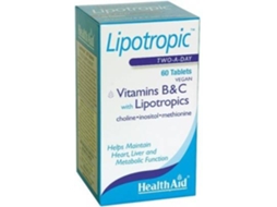 Suplemento Alimentar HEALTH AID Lipotropics Com B&C (60 comprimidos)