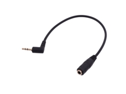 Adaptador de Cabo Áudio Estéreo Auxiliar 2,5 Mm Macho para 3,5 Fêmea AQUAFORGE