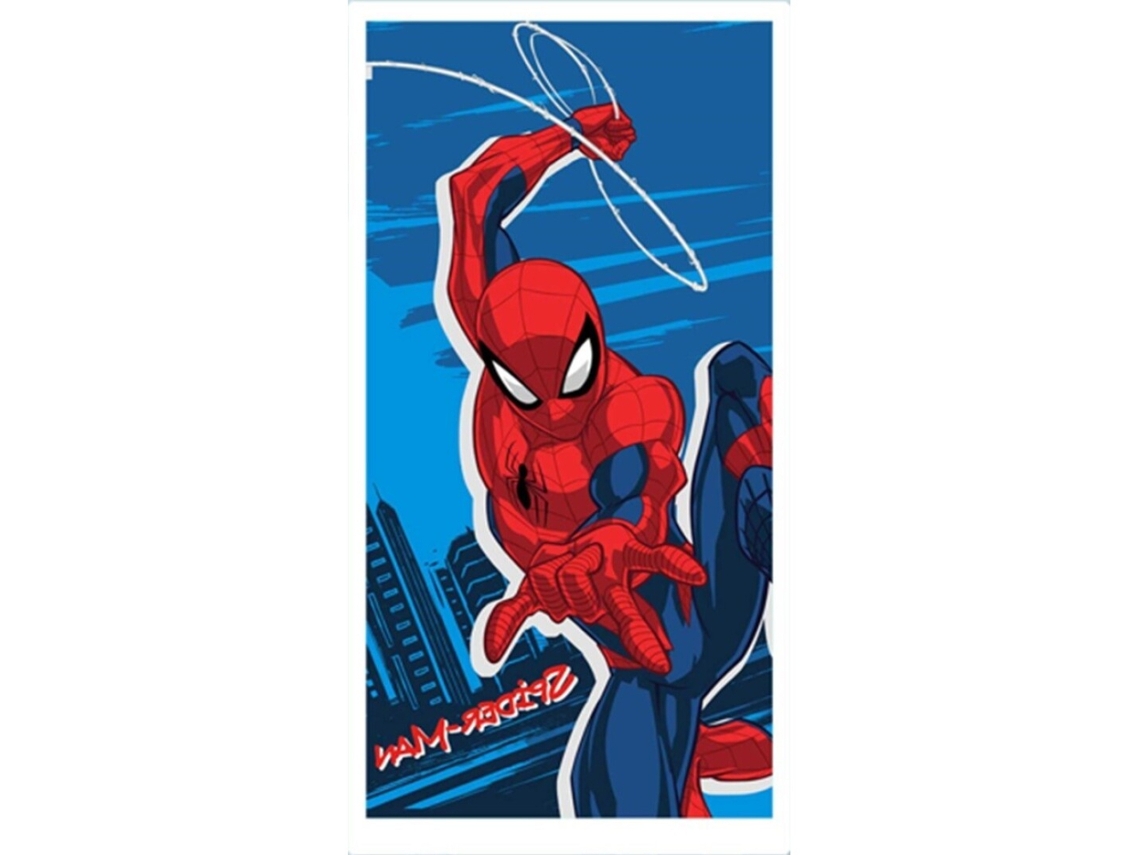 Toalha Spiderman Marvel Microfibra 70x140cm