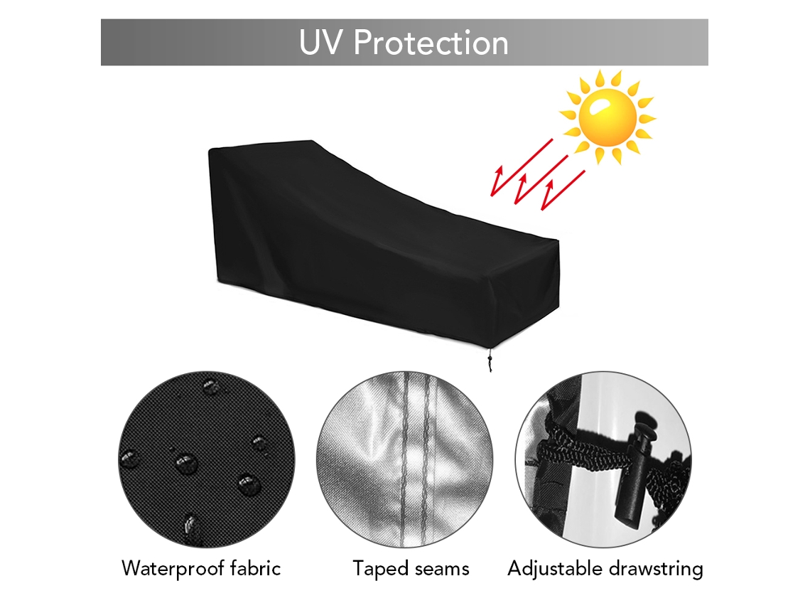 2026rebe-funda Impermeable Para Sillón De Terraza Oxford Uv Resistente Antipolvo Para Muebles De Jardín