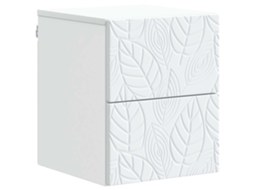 Vidaxl Gabinete de Canto Montado na Parede Branco 34,5 X 33 X 40 Cm