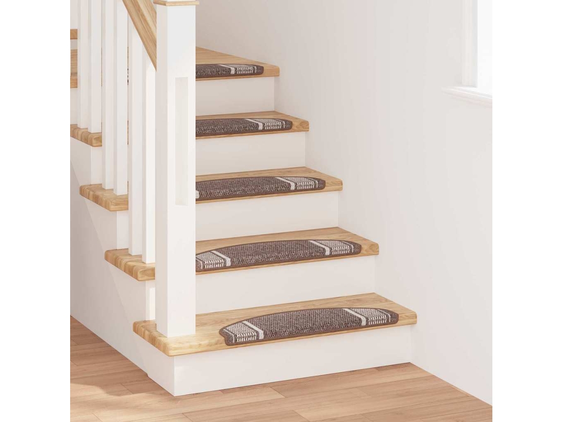 Vidaxl Tapetes Adesivos Para Escadas 15 Unid. 65 X 21 X 4 Cm Non-slip