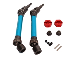 2 Peças Eixo De Transmissão Rc Ajustável Ângulo Grande Dianteiro Traseiro Para Arrma Big Rock Senton Vorteks 1/10 Azul